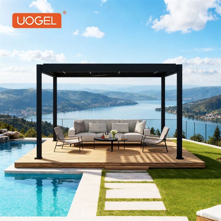 25.9.23-metal pergola with adjustable shade-1